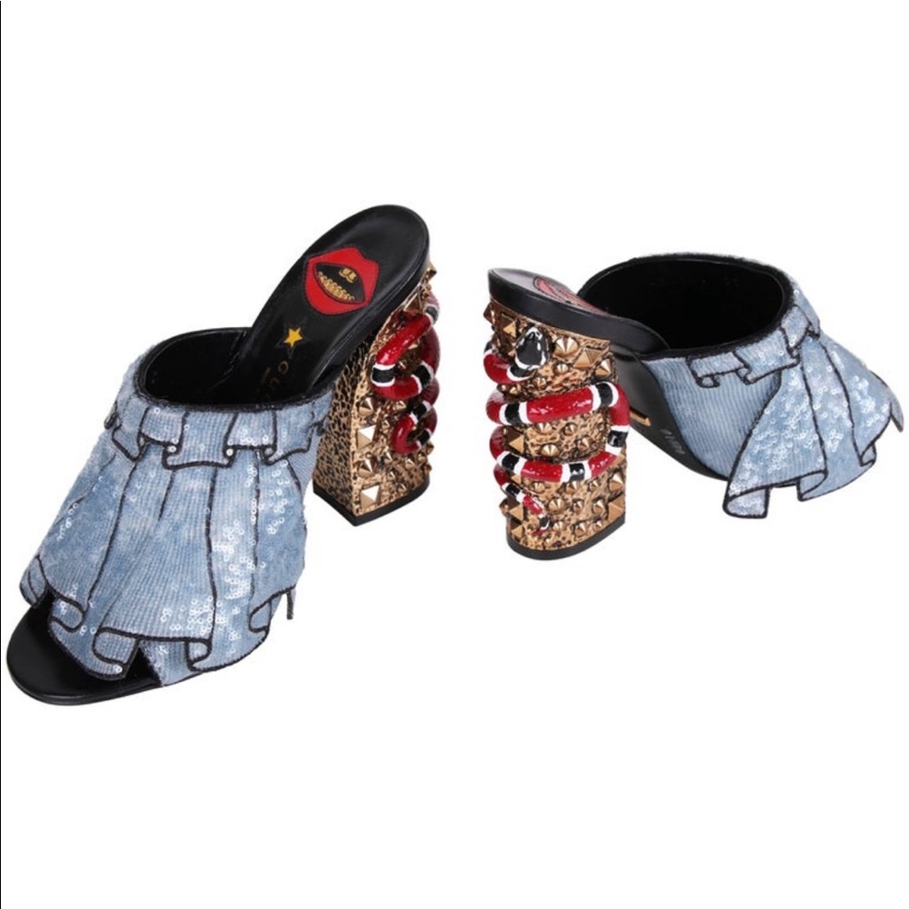 Gucci Owen Ruffle Heels. Nib - image 1